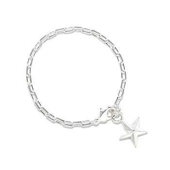 maxi bracelet étoile plaqué argent - RAOUL