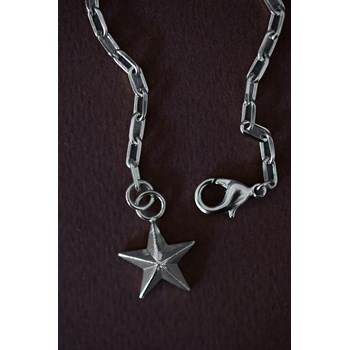 maxi bracelet étoile plaqué argent - RAOUL