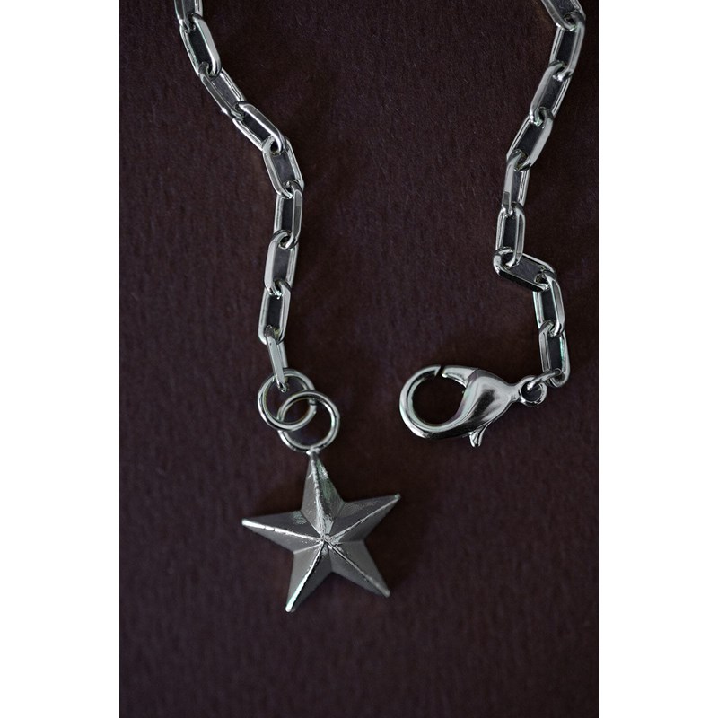 maxi bracelet étoile plaqué argent - RAOUL - vue 3