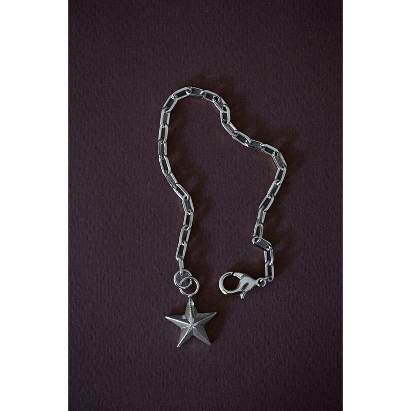 maxi bracelet étoile plaqué argent - RAOUL - vue 5