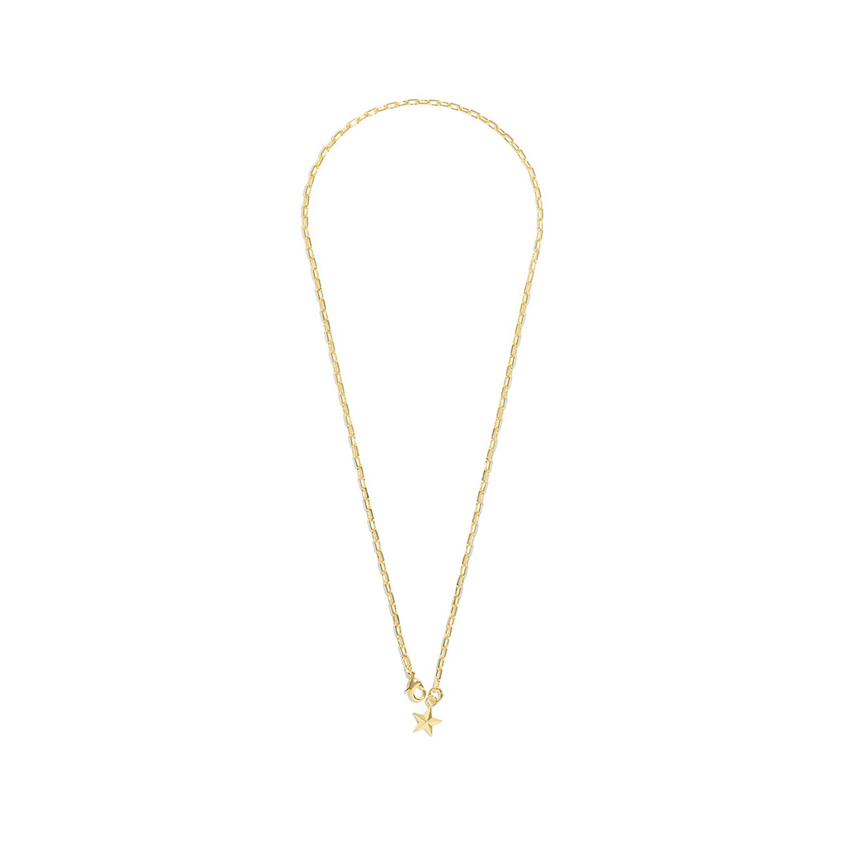 collier étoile doré à l'or fin - RAOUL