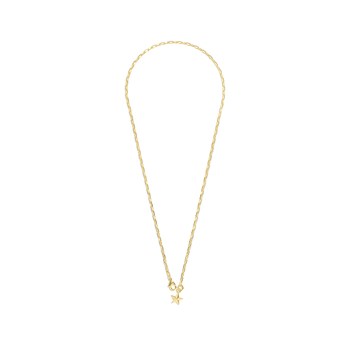 collier étoile doré à l'or fin - RAOUL