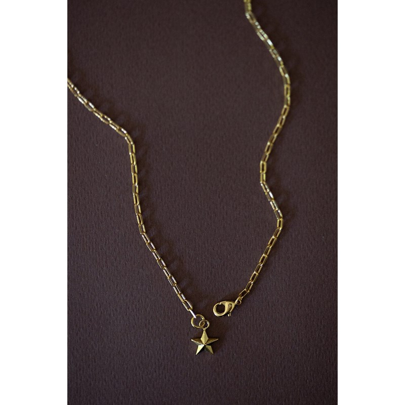collier étoile doré à l'or fin - RAOUL - vue 5