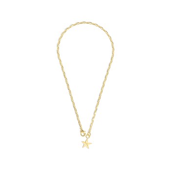 maxi collier étoile doré à l'or fin - RAOUL