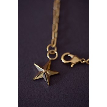 maxi collier étoile doré à l'or fin - RAOUL