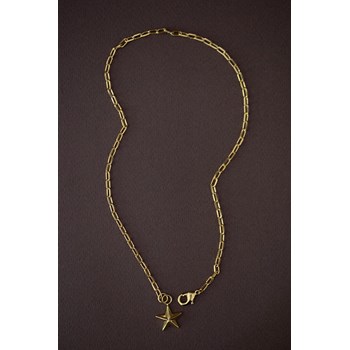 maxi collier étoile doré à l'or fin - RAOUL