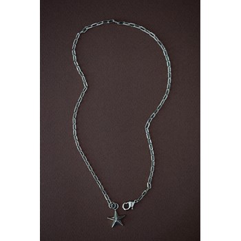 maxi collier étoile plaqué argent - RAOUL
