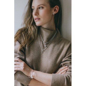 maxi collier étoile plaqué argent - RAOUL