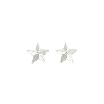 mini boucles d'oreilles puces étoiles plaqué argent - RAOUL