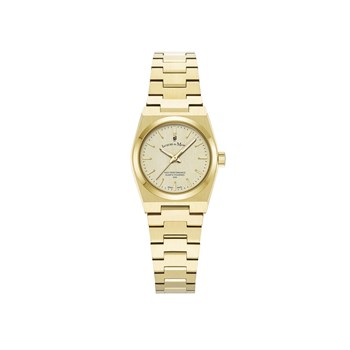 HORIZON LADIES 25MM - Montre femme - Mouvement quartz suisse 3 aiguilles - Cadran champagne