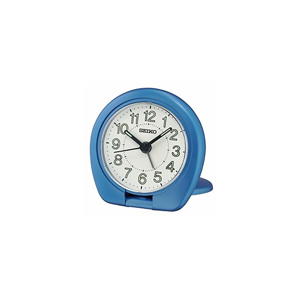 Réveil de voyage Seiko bleu métallisé