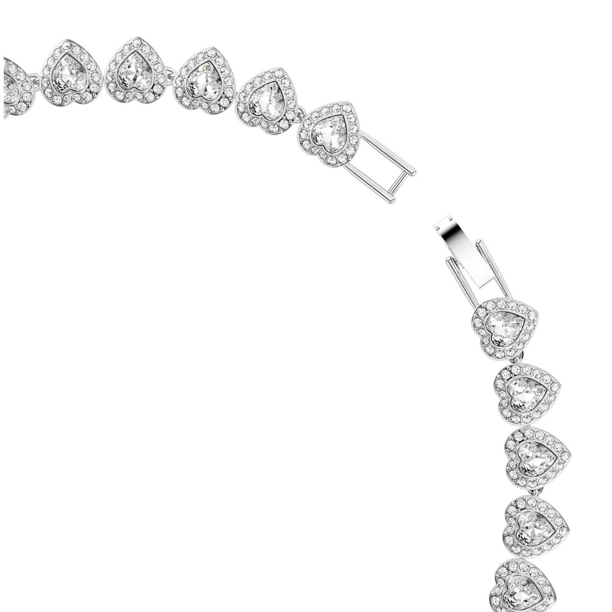 Ariana Grande x Swarovski Engelachtige Tennisketting
zilveren harten kristallen kralen - bekijk 4