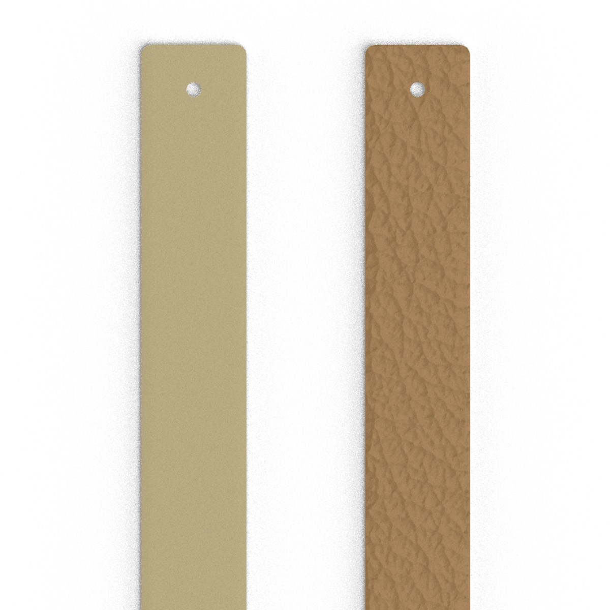 Cuir manchette Les Georgettes caramel/sable fin 14mm
