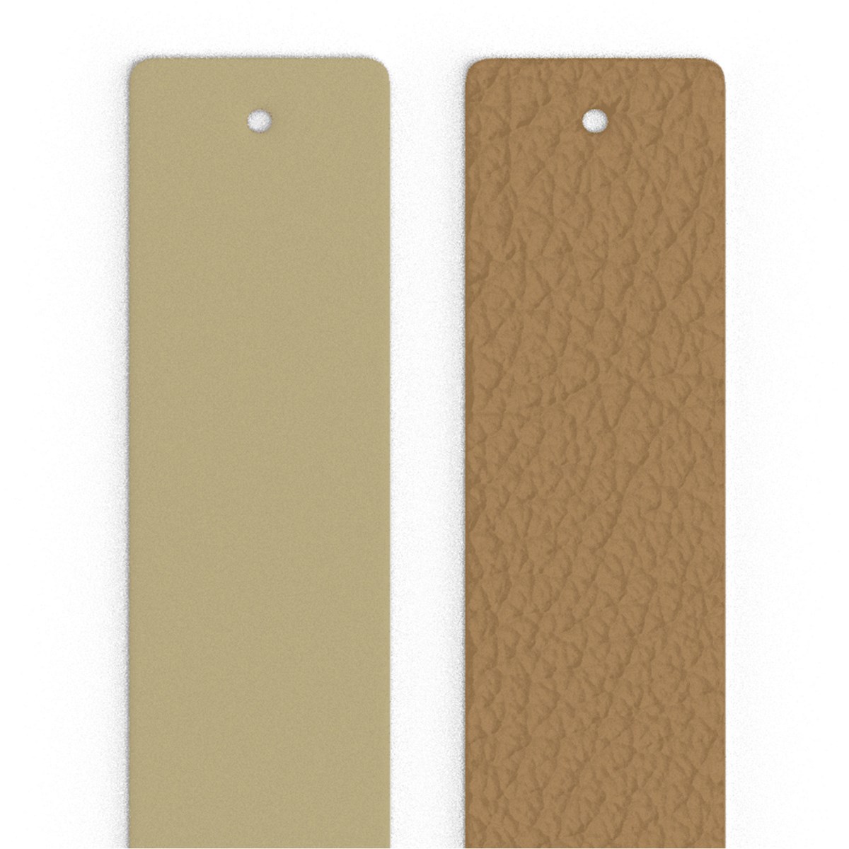 Cuir manchette Les Georgettes caramel/sable fin 25mm
