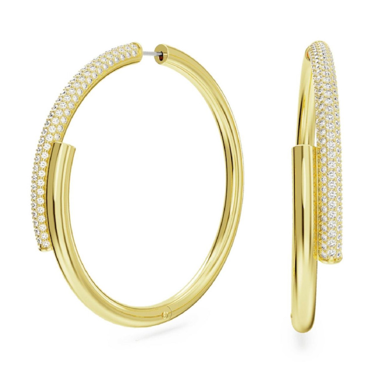 Créoles Swarovski Dextera double anneau