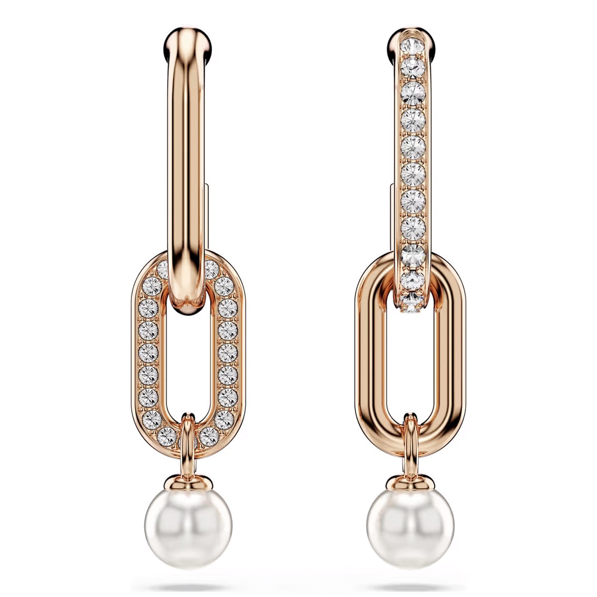 Boucles d'oreilles Swarovski Constella perle - vue 3