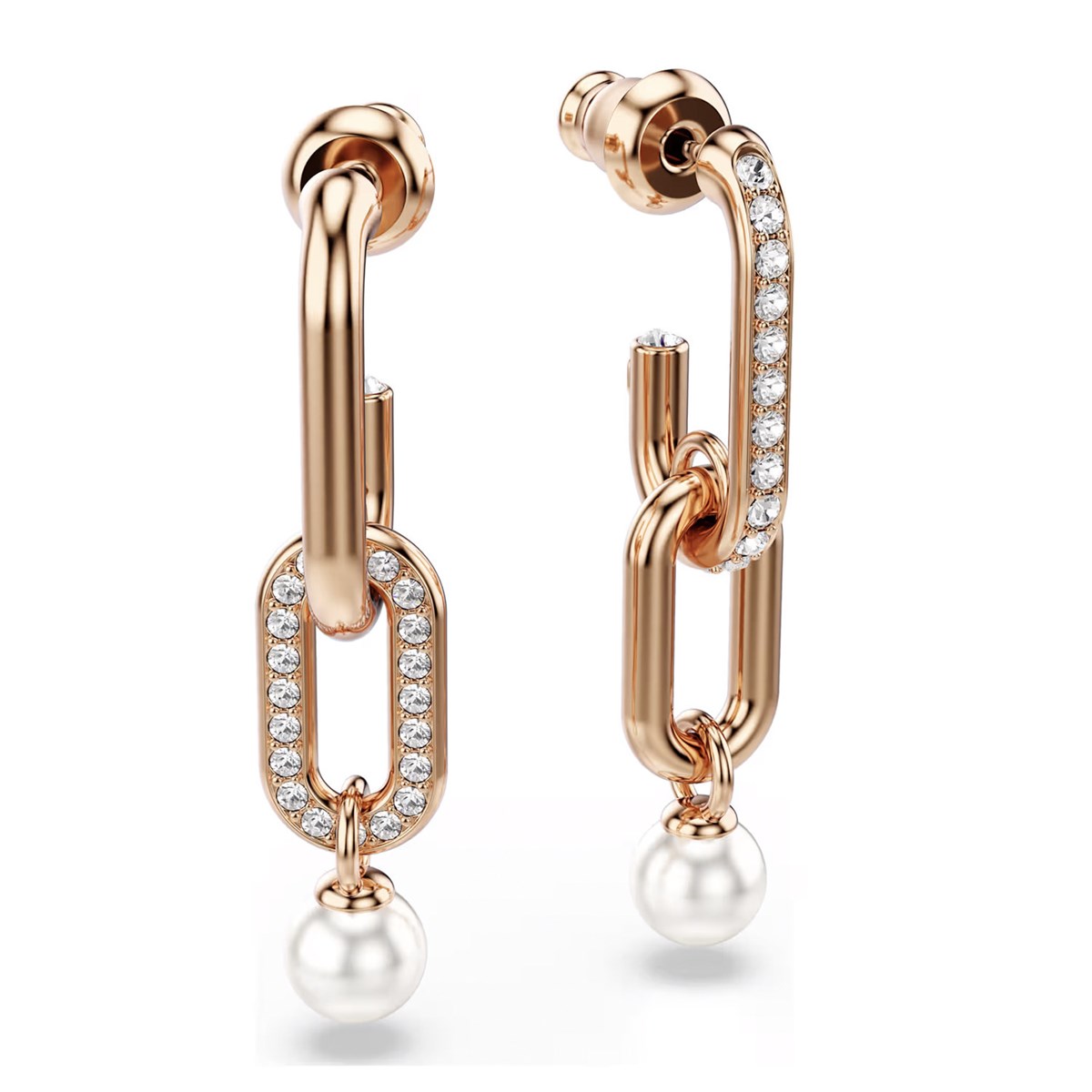 Boucles d'oreilles Swarovski Constella perle - vue 4