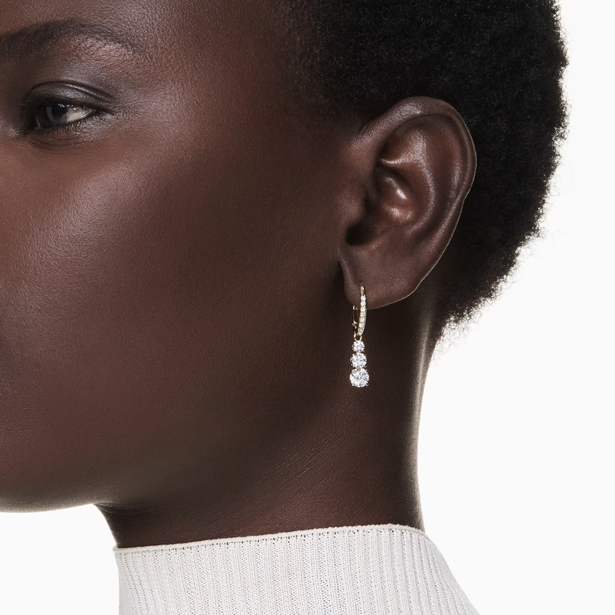 Boucles d'oreilles Swarovski Stilla attract - vue 2