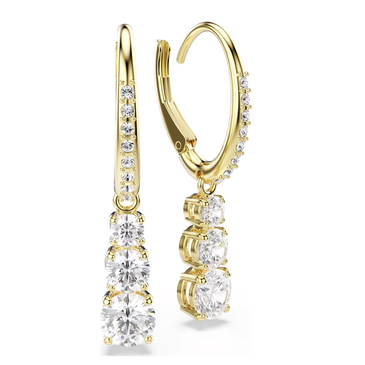 Boucles d'oreilles Swarovski Stilla attract - vue 3