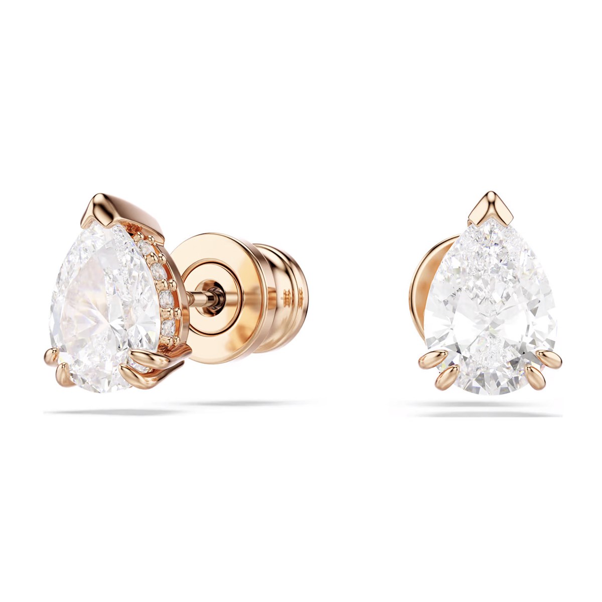 Boucles d'oreilles Swarovski Stilla puces - vue 2