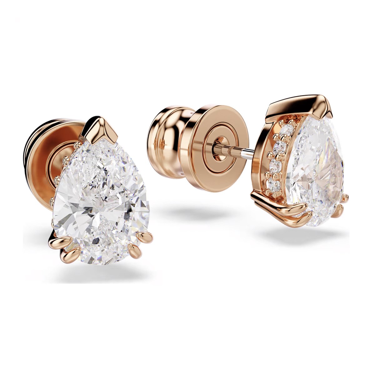 Boucles d'oreilles Swarovski Stilla puces - vue 3