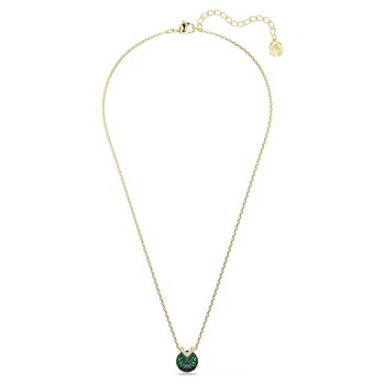 Collier Swarovski Bella V doré vert