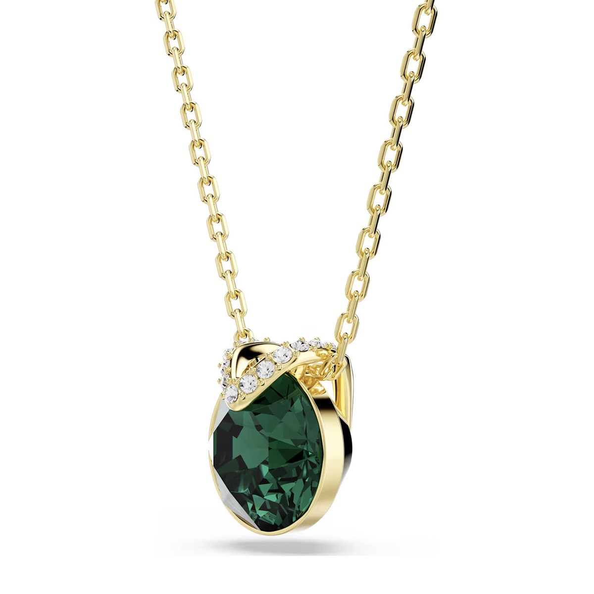 Collier Swarovski Bella V doré vert - vue 3