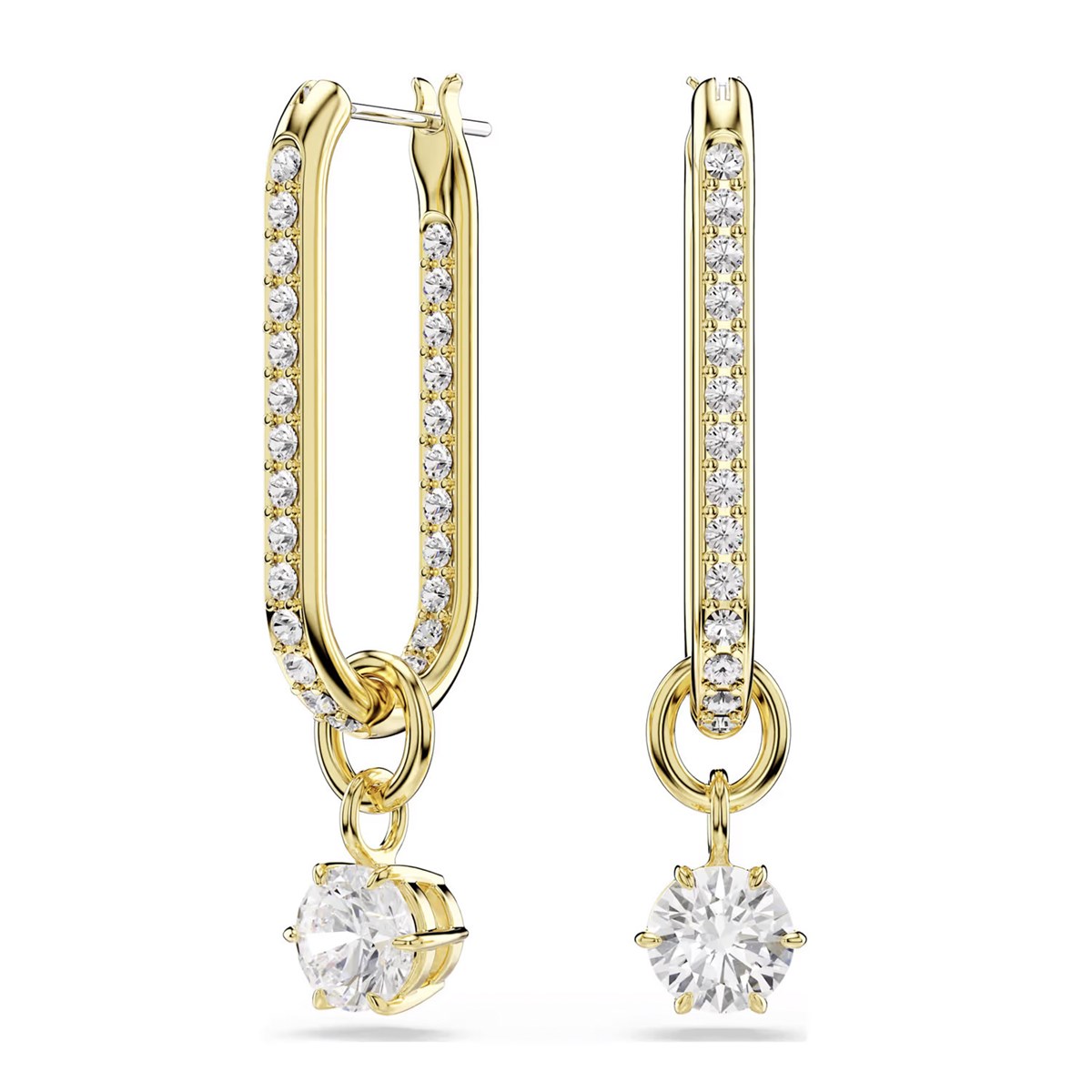 Boucles d'oreilles créoles Swarovski Constella