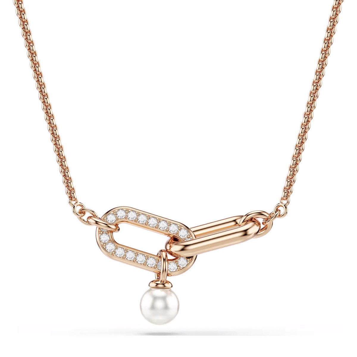 Collier Swarovski Constella rosé Crystal Pearl