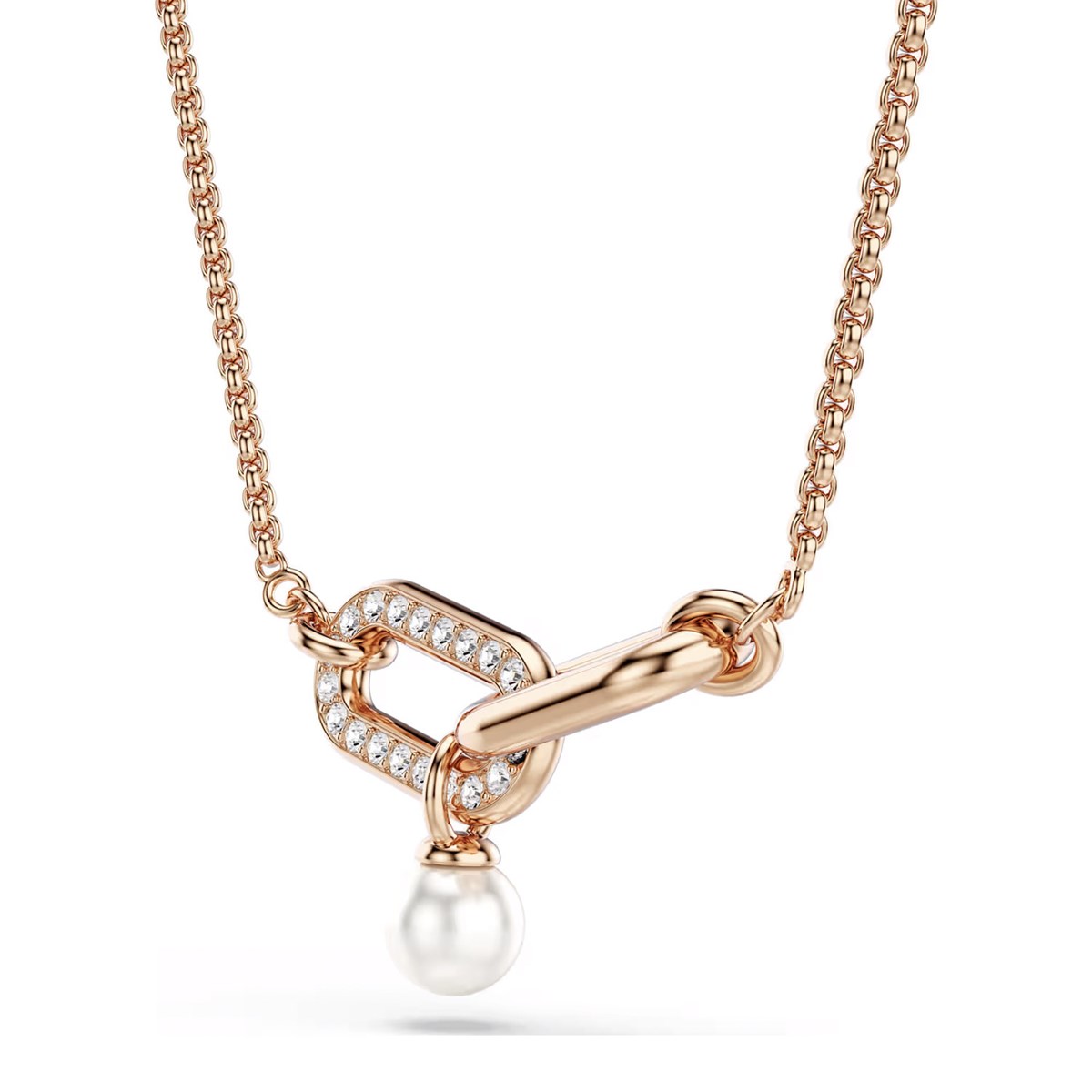 Collier Swarovski Constella rosé Crystal Pearl - vue 4