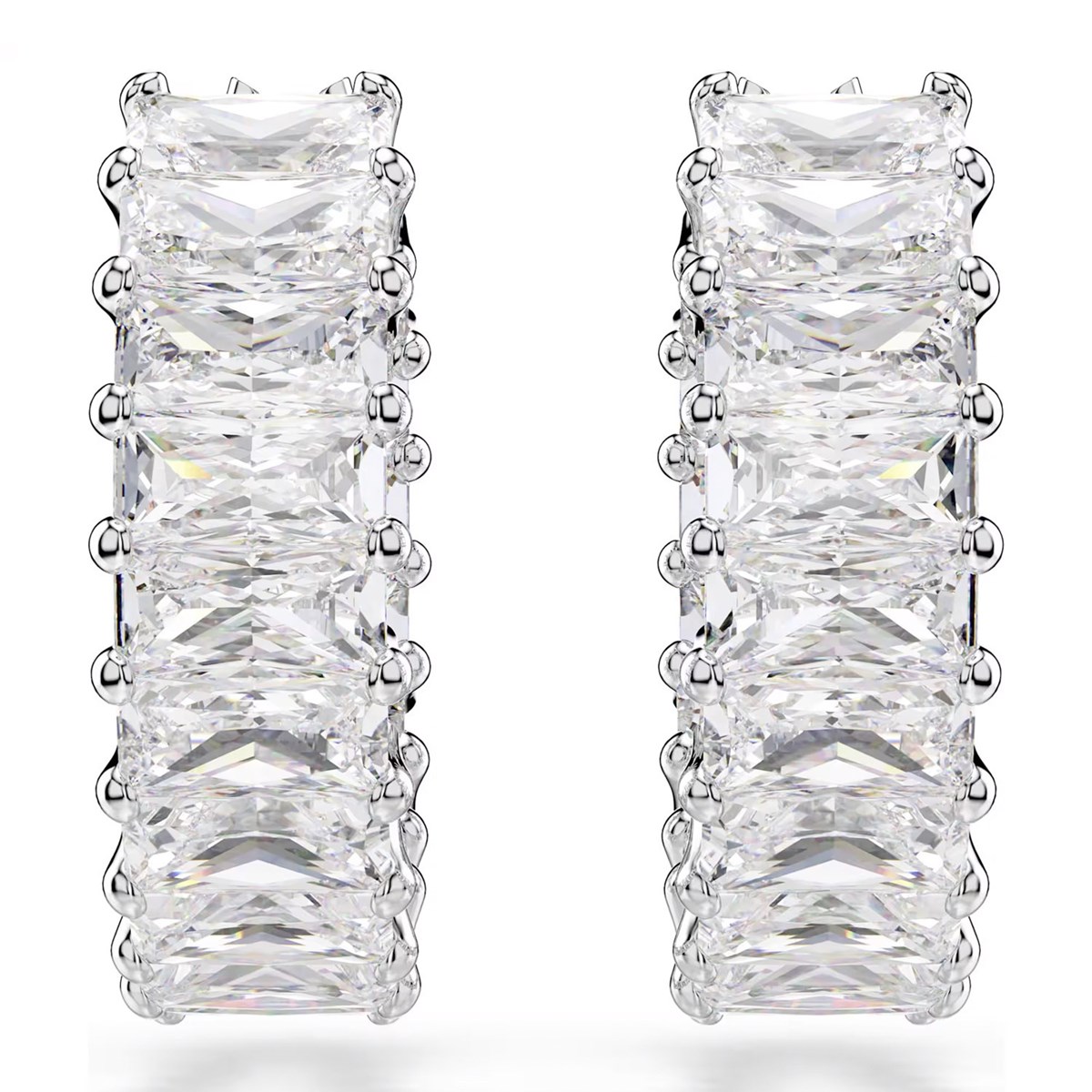 Créoles Swarovski Matrix - vue 2