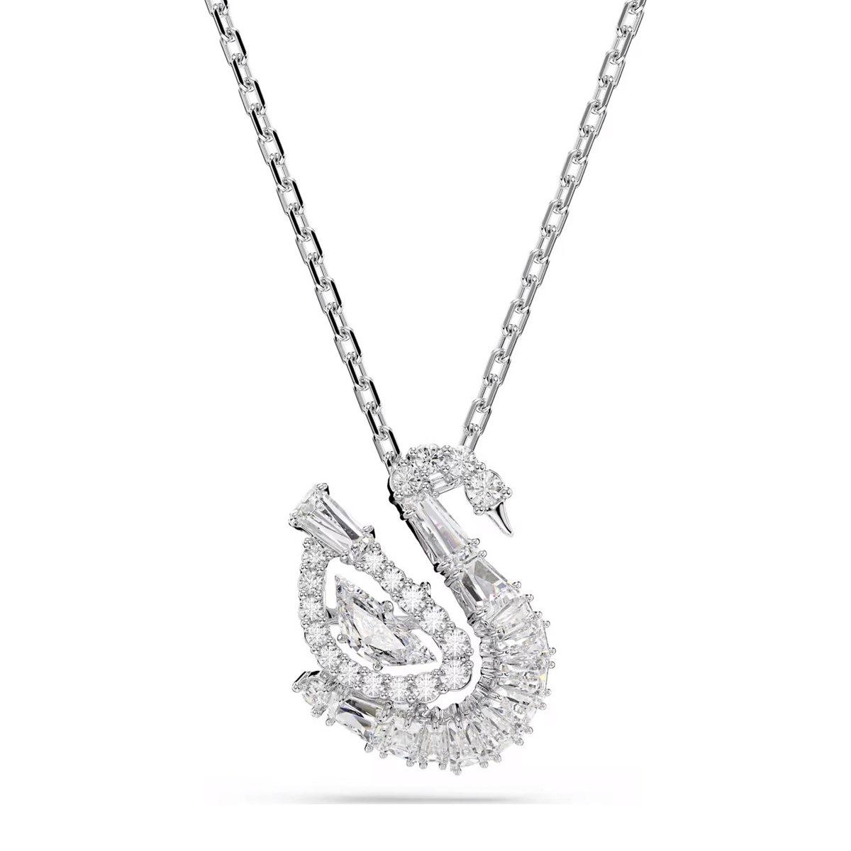 Collier Swarovski Swan blanc