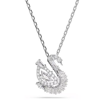 Collier Swarovski Swan blanc