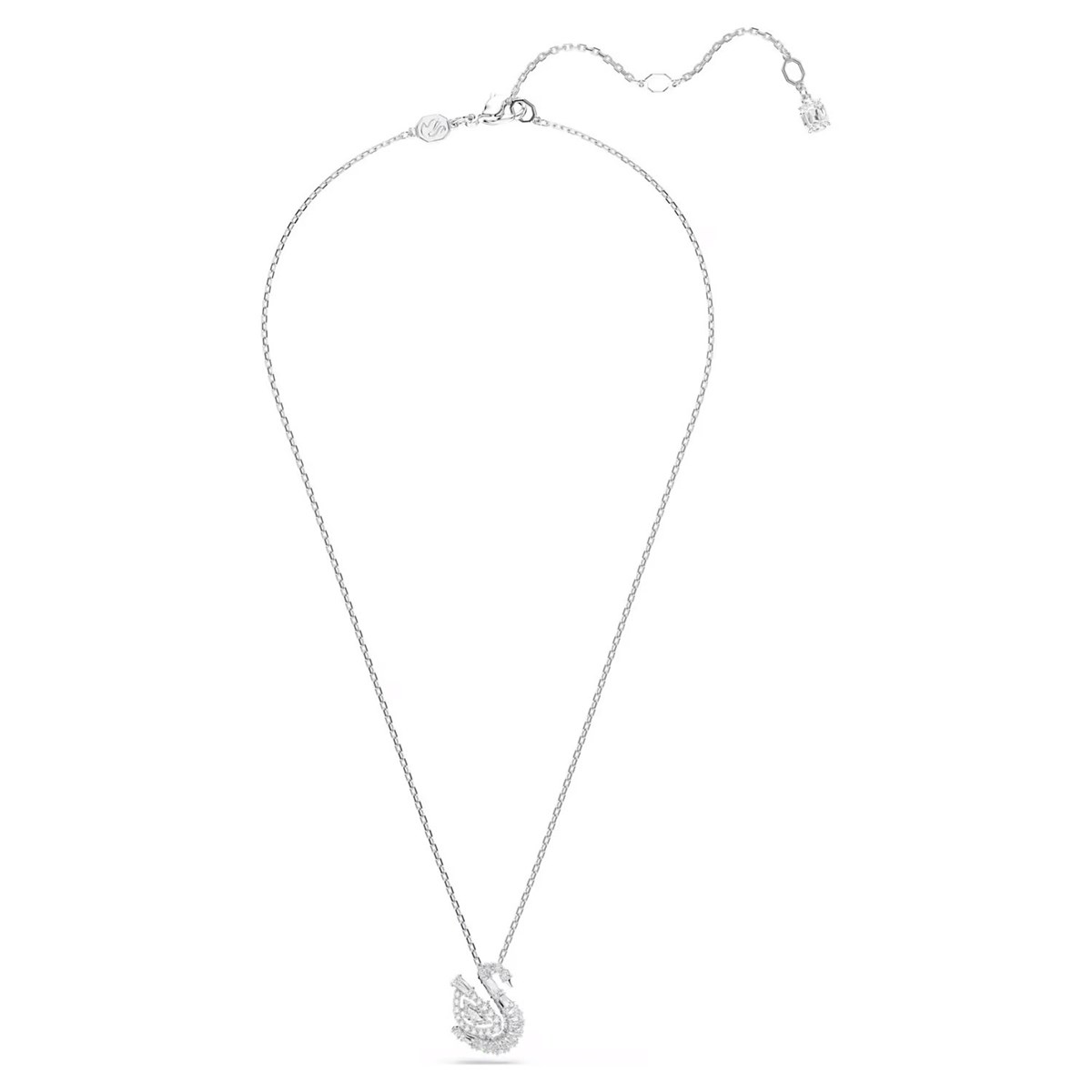 Collier Swarovski Swan blanc - vue 3