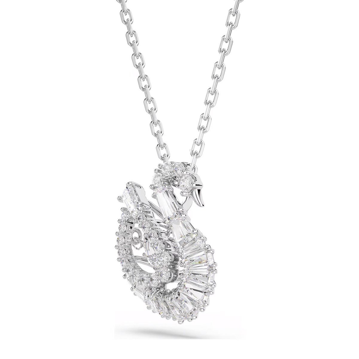 Collier Swarovski Swan blanc - vue 4