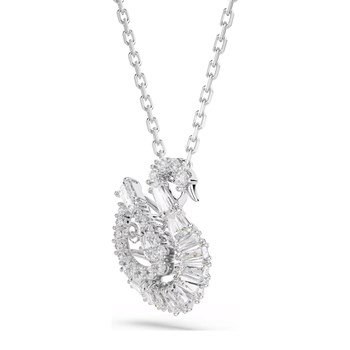 Collier Swarovski Swan blanc