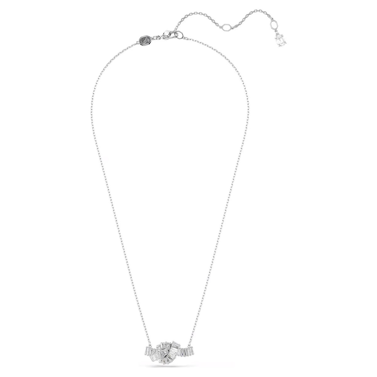 Collier Swarovski Matrix noeud blanc - vue 3