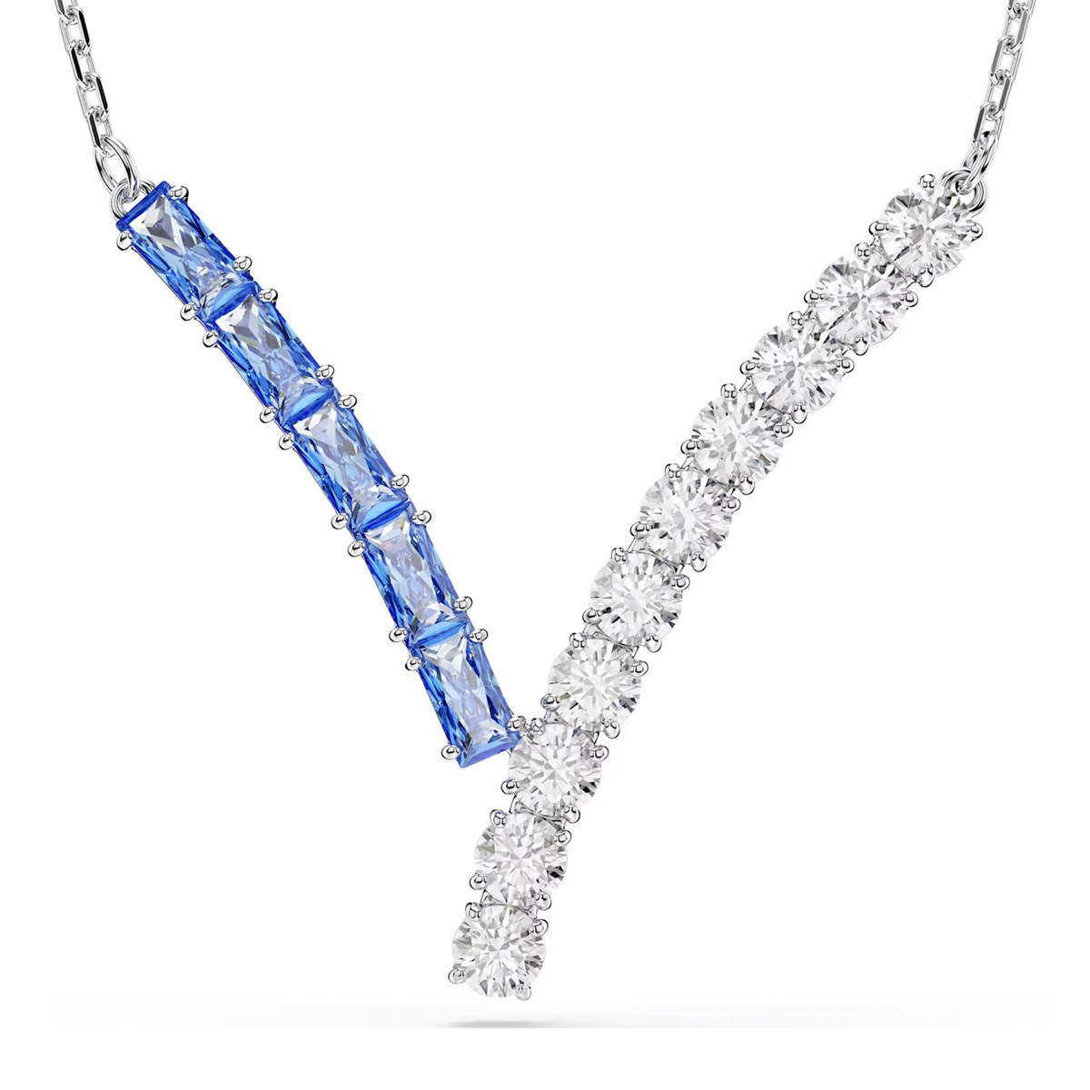 Collier Swarovski Matrix bleu