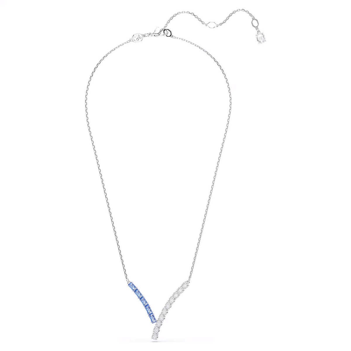 Collier Swarovski Matrix bleu - vue 3