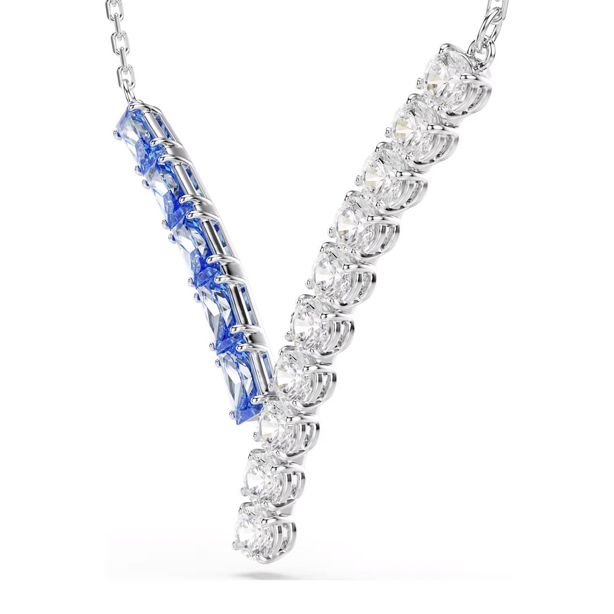Collier Swarovski Matrix bleu - vue 4