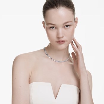 Collier Swarovski Tennis Una Angelic bleu