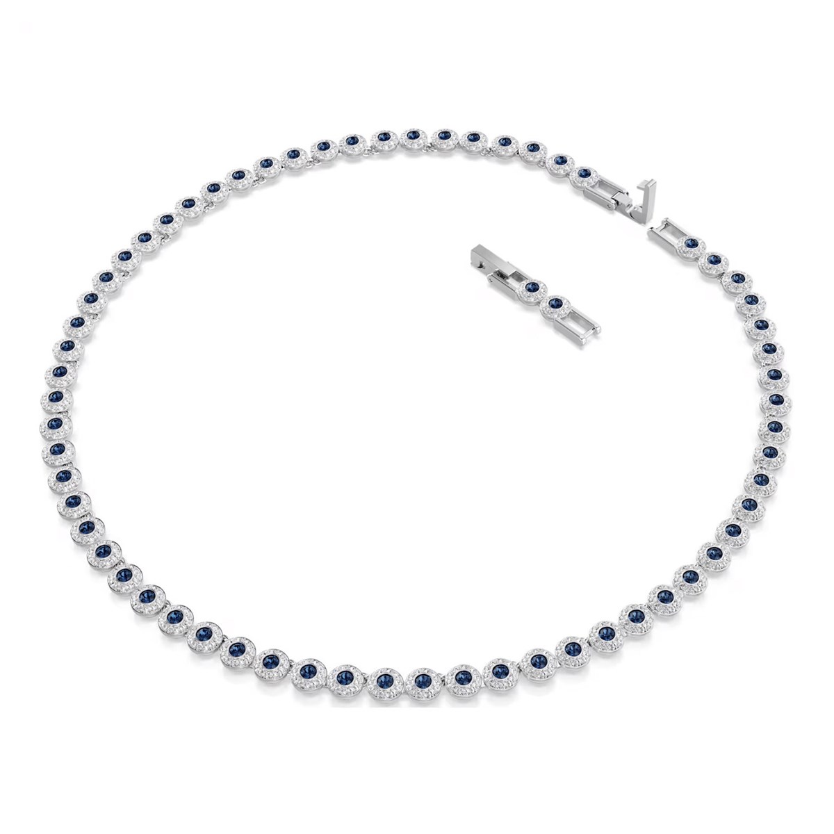 Collier Swarovski Tennis Una Angelic bleu - vue 3
