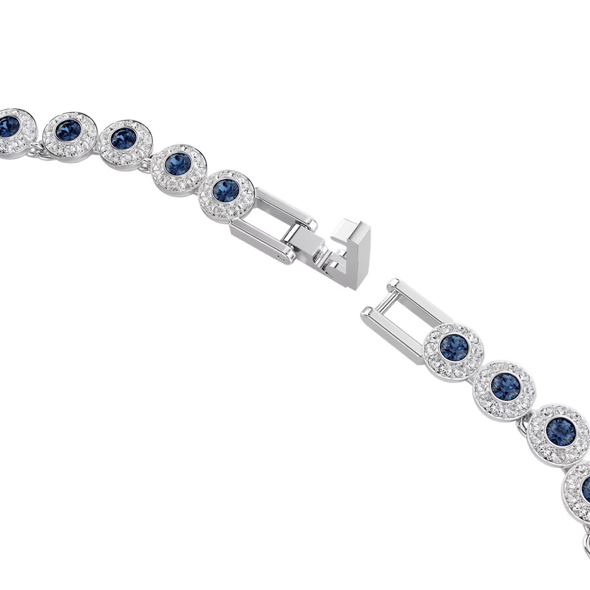 Collier Swarovski Tennis Una Angelic bleu - vue 4