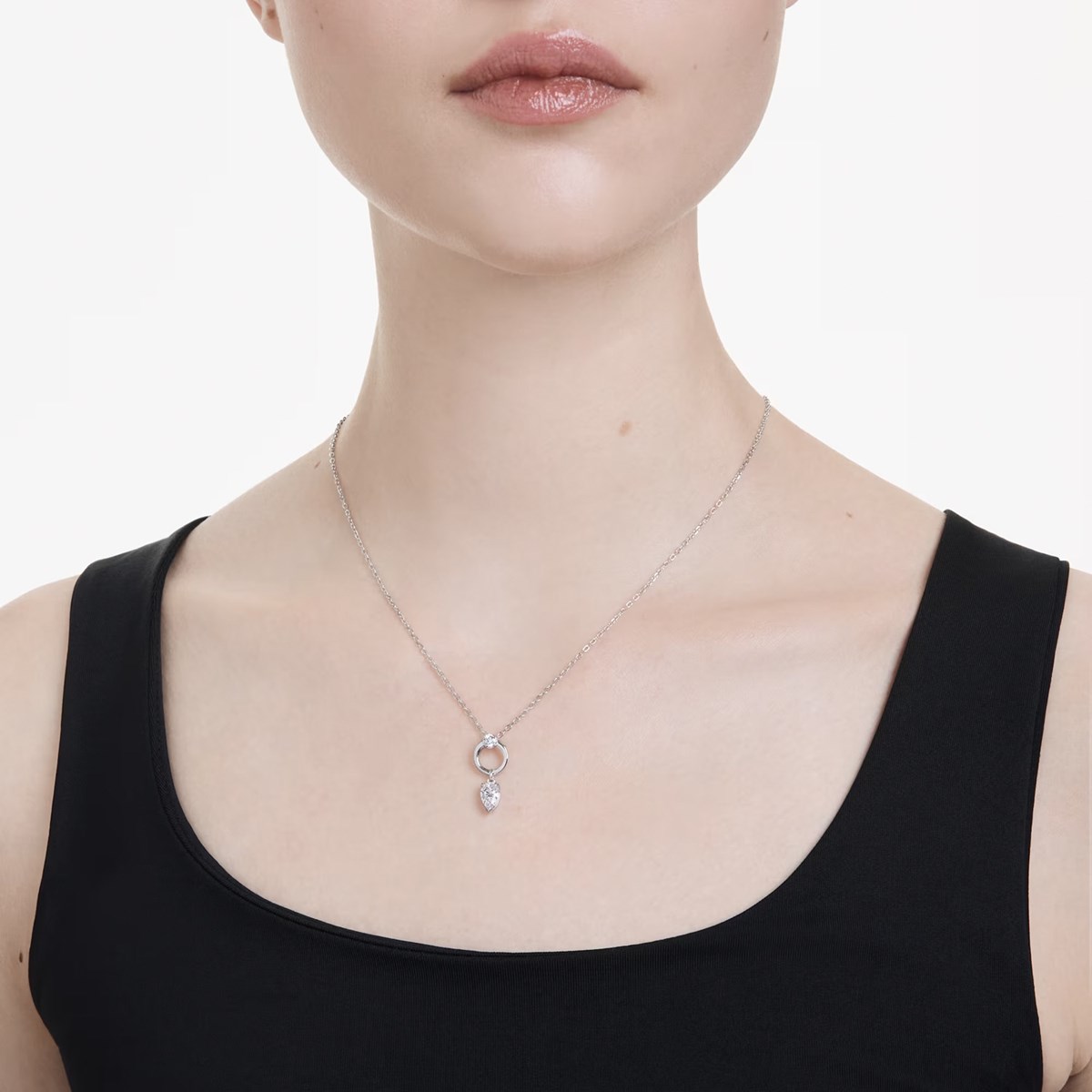 Collier Swarovski Mesmera blanc - vue 2
