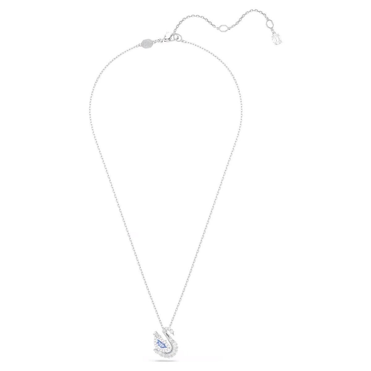Collier Swarovski Swan bleu - vue 3