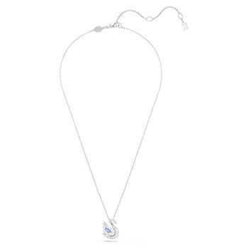 Collier Swarovski Swan bleu