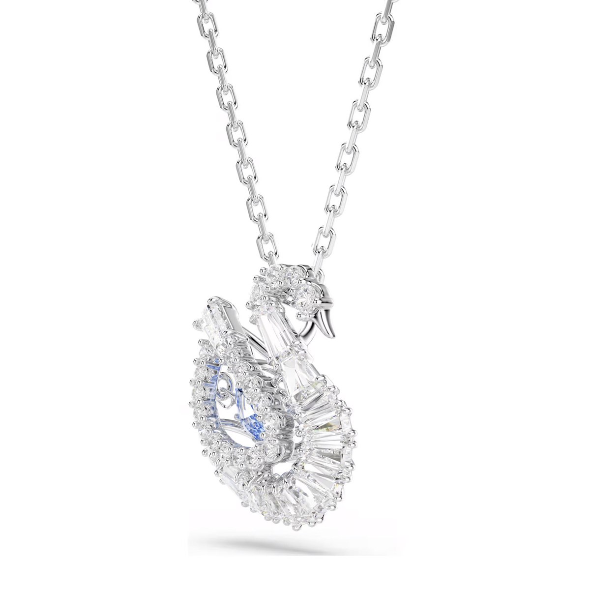 Collier Swarovski Swan bleu - vue 4