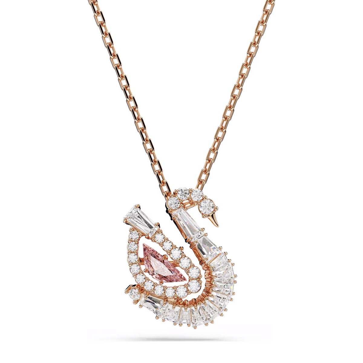 Collier Swarovski Swan rosé