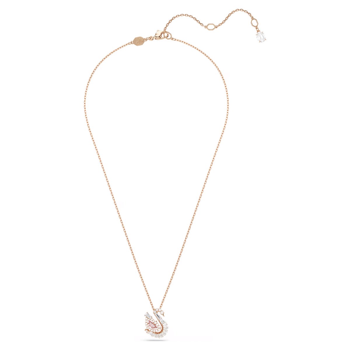 Collier Swarovski Swan rosé - vue 3