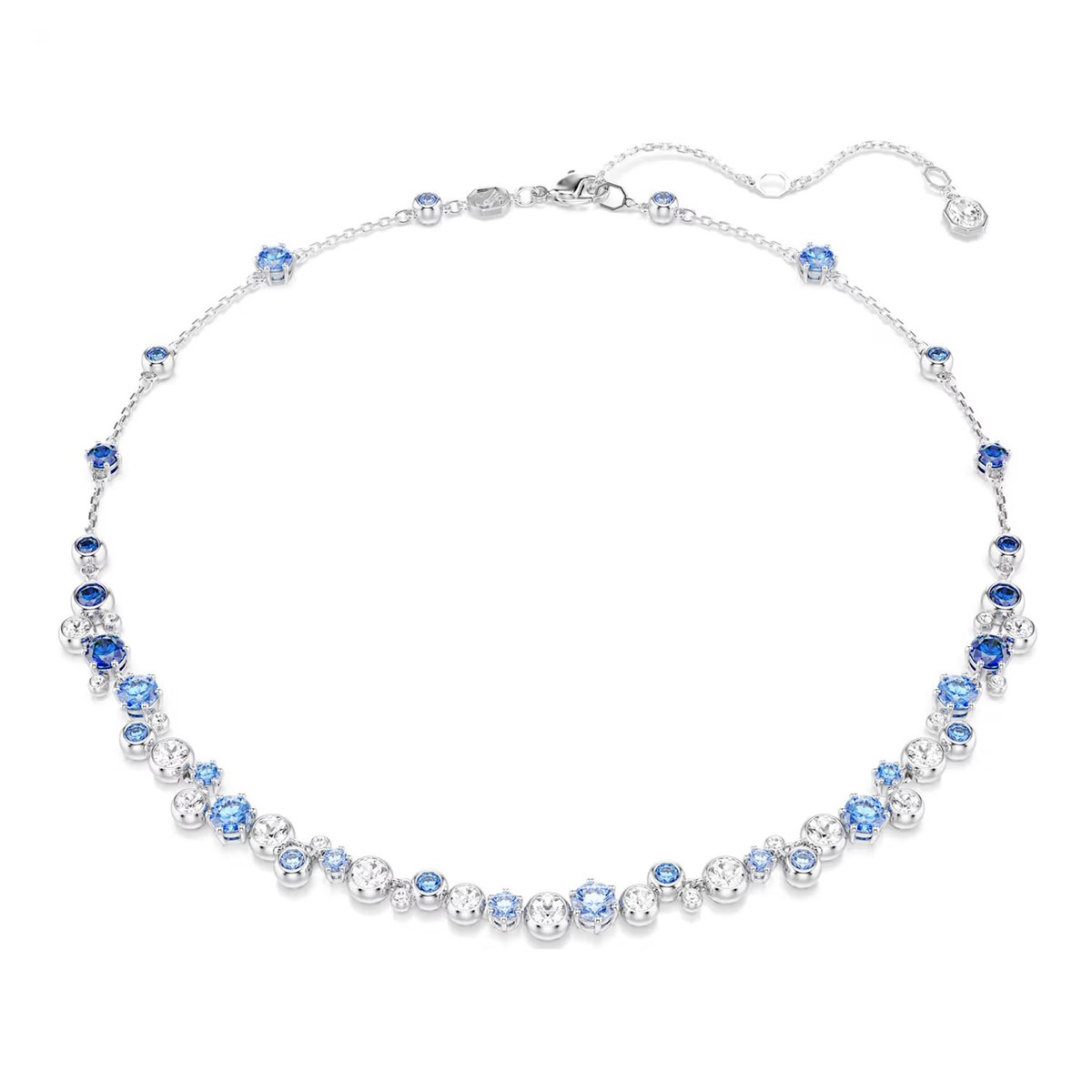 Collier Swarovski Constella tailles variées bleu